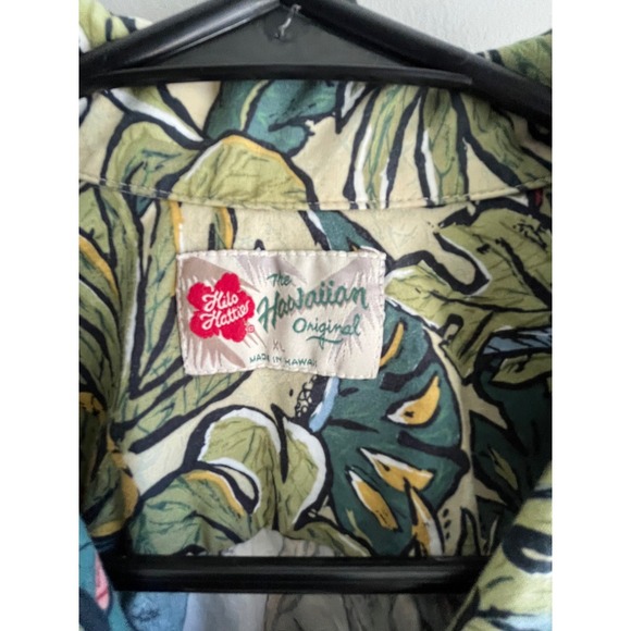 VTG The Hawaiian Original Hilo Hattie Mens Parrot Tropical Shirt XL Parrots - Picture 2 of 6